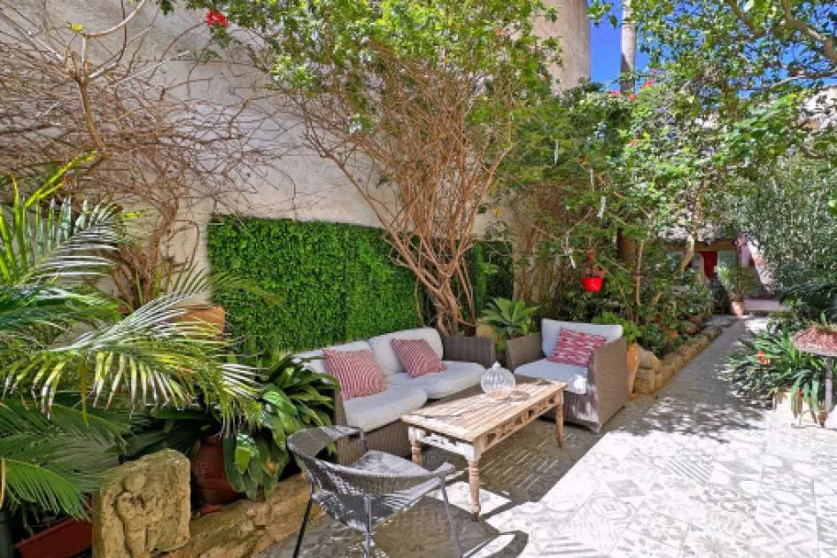 Charming, bohemian-style restored townhouse with beautiful patio in Andratx