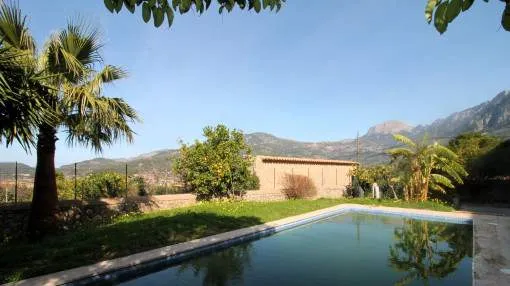 Modern, spacious detached villa with spectacular views over the Sóller valley