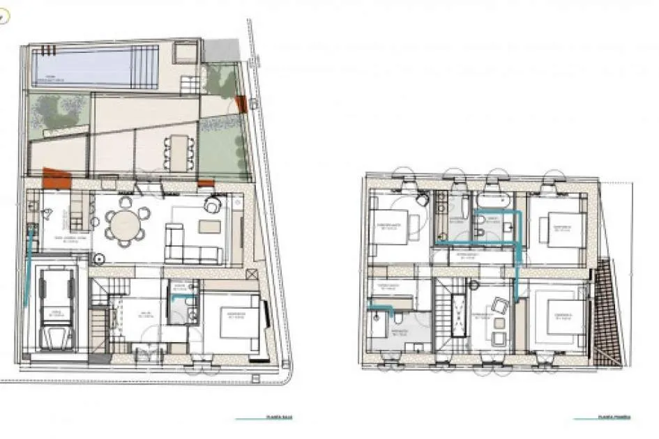 Charming Townhouse with Renovation Project in Es Llombards