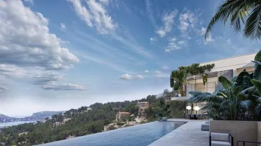 Where dreams come true: Building plot with villa project and building license in Puerto de Andratx with sea views Where dreams come true: Building plot with villa project and building license in Puerto de Andratx with sea views