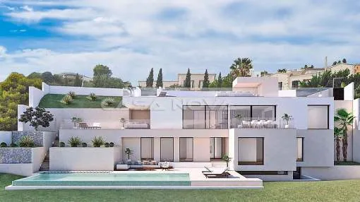 Puerto Andratx- Cala Llamp - Modern new built villa in 1st sea line Puerto Andratx- Cala Llamp - Modern new built villa in 1st sea line
