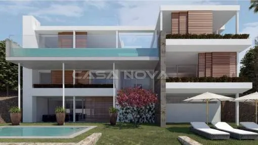 Santa Ponsa - Modern villa project with sea views