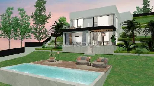 Costa d´en Blanes - Great project of luxury new construction villa in desirable location Costa d´en Blanes - Great project of luxury new construction villa in desirable location