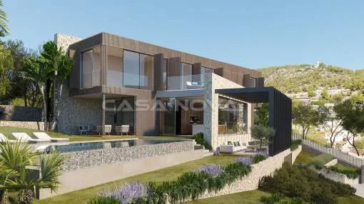 Genova - Construction project: Impressive villa in best location