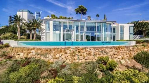 Exceptional designer villa in a sea's edge location in Sol de Mallorca