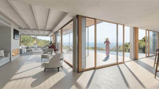 New villa in Costa d'en Blanes with excellent views to the bay of Palma New villa in Costa d'en Blanes with excellent views to the bay of Palma