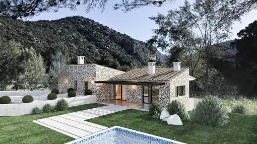 Building plot with licence very close to the centre of Valldemossa