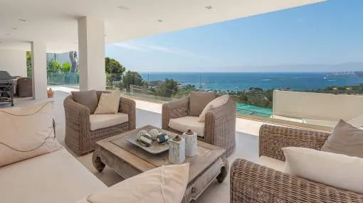 New extraordinary villa in Costa d'en Blanes with panoramic sea views New extraordinary villa in Costa d'en Blanes with panoramic sea views