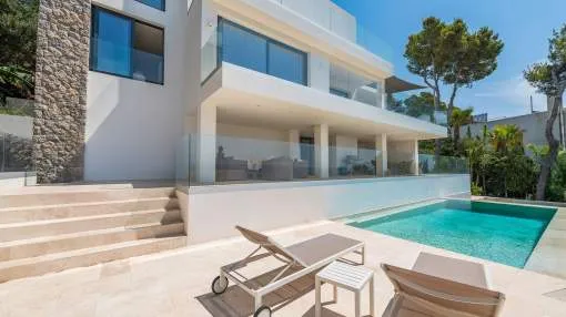 New extraordinary villa in Costa d'en Blanes with panoramic sea views