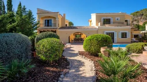 Attractive villa in Costa d´en Blanes with pretty panoramic sea views