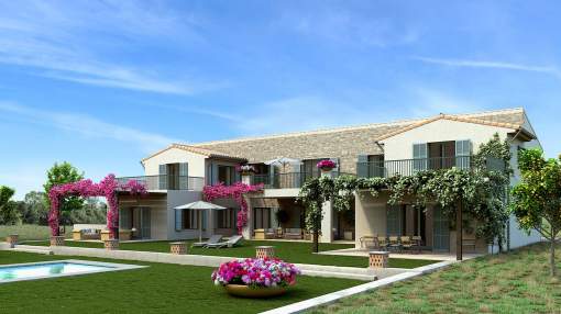 New classic-style finca in Cala Llombards with a modern interior New classic-style finca in Cala Llombards with a modern interior