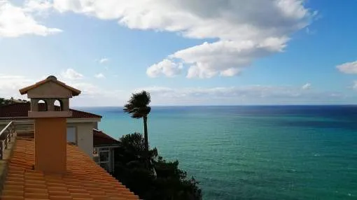 Beautiful seafront villa in Badia Blava with private pool