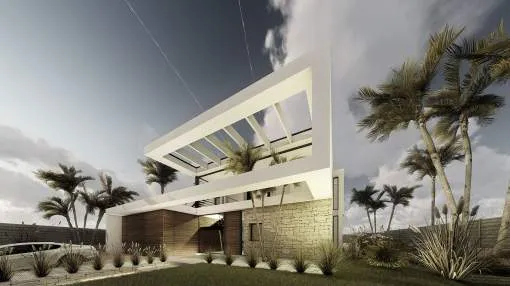 Building land with licence for a luxury villa project in Cala Vinyes Building land with licence for a luxury villa project in Cala Vinyes