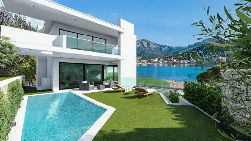 New spectacular villa in a frontline location in Puerto de Sóller New spectacular villa in a frontline location in Puerto de Sóller