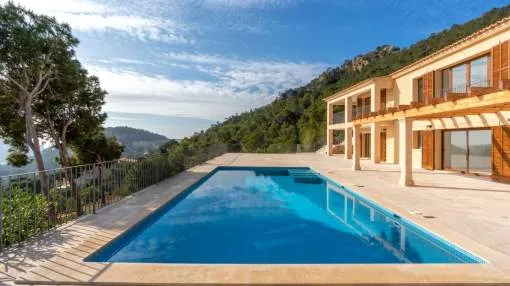 New Mediterranean villa with views to the sea and Puerto de Andratx harbour New Mediterranean villa with views to the sea and Puerto de Andratx harbour