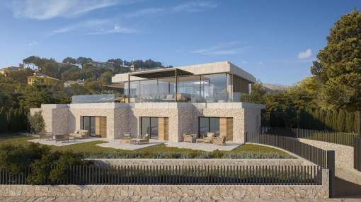 Building land with sea views and project in Costa d'en Blanes Building land with sea views and project in Costa d'en Blanes