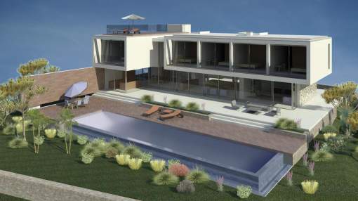 Modern sea view villa in a residential area of Santa Ponsa Modern sea view villa in a residential area of Santa Ponsa