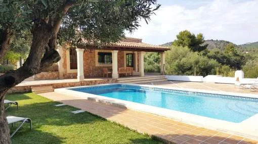 Family finca close to Port Andratx with wonderful panoramic countryside views