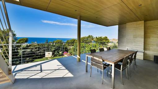 Modern sea view villa in Nova Santa Ponsa, close to golf courses Modern sea view villa in Nova Santa Ponsa, close to golf courses
