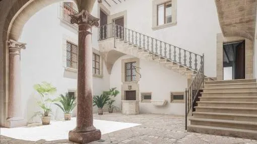 High quality apartments in historical palace in the heart of the old town of Palma