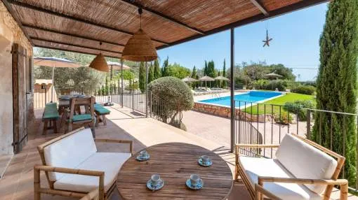 Beautiful finca in Es Carritxo with holiday rental licence