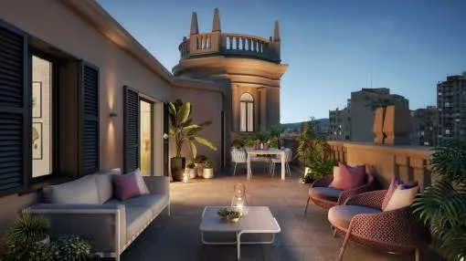 New luxury Penthouse in the City Center of Palma