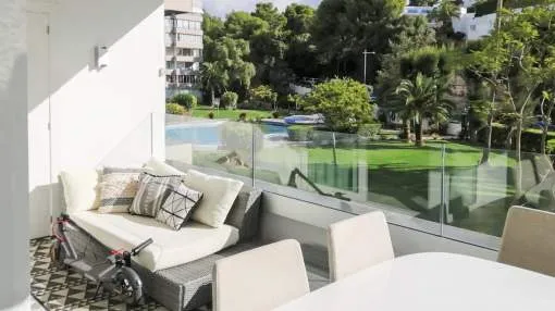 First floor apartment in Port Portals with community garden and pool First floor apartment in Port Portals with community garden and pool