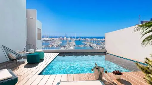 Penthouse in a New Development Close to the Port in Palma Penthouse in a New Development Close to the Port in Palma
