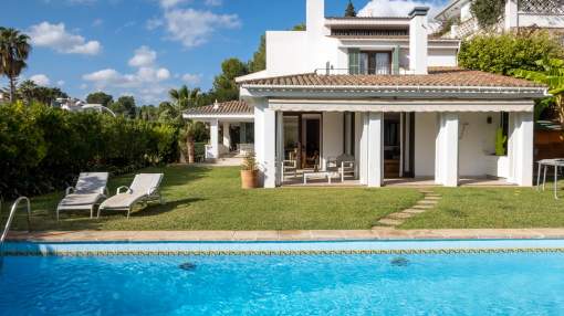 Spacious family villa with pool and garden in quiet Palma location Spacious family villa with pool and garden in quiet Palma location