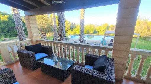 Finca of 8000 m2 in the North of Mallorca. Mediterranean style rustic house with private swimming pool and open views to the mountains. Finca of 8000 m2 in the North of Mallorca. Mediterranean style rustic house with private swimming pool and open views to the mountains.