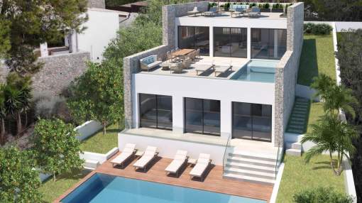 House in Portals Nous with sea views and license to reform and extend House in Portals Nous with sea views and license to reform and extend