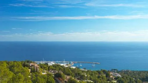 Large building land plot on the top of Portals Nous enjoying open panoramic views Large building land plot on the top of Portals Nous enjoying open panoramic views
