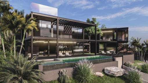 Spacious plot of land with building license and breathtaking views in Portals Nous Spacious plot of land with building license and breathtaking views in Portals Nous