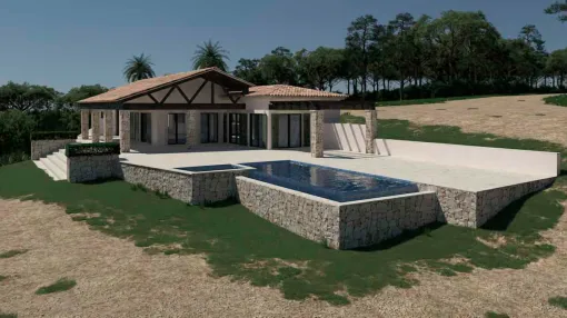 Wonderful project with licence for a country house in Alcudia