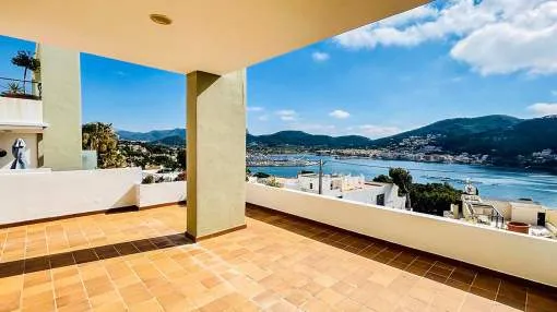 Dream sea view apartment with large terrace in Port Andratx