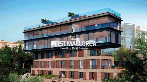 Luxurious development with only 7 apartments with fantastic sea views and an excellent location in Cala Mayor. Luxurious development with only 7 apartments with fantastic sea views and an excellent location in Cala Mayor.