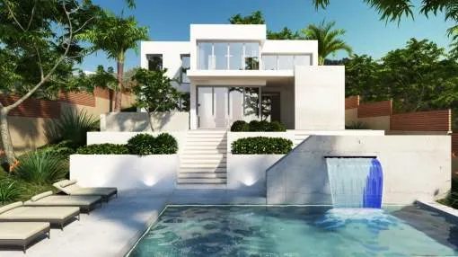 Building plot in quiet location with licence and basic project in Costa de la Calma