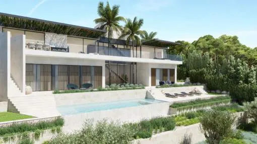Mediterranean villa with sea views in Camp de Mar Mediterranean villa with sea views in Camp de Mar
