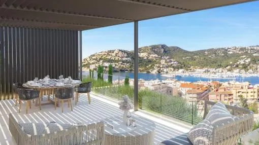 Puerto de Andratx. Newly Built Sea View Villa with Large Garden Puerto de Andratx. Newly Built Sea View Villa with Large Garden