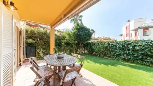 Spacious, renovated ground floor flat with private garden in Son Veri Nou. Spacious, renovated ground floor flat with private garden in Son Veri Nou.
