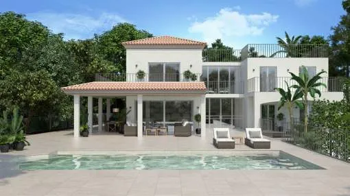 Newly built family villa in exclusive location in Nova Santa Ponsa Newly built family villa in exclusive location in Nova Santa Ponsa
