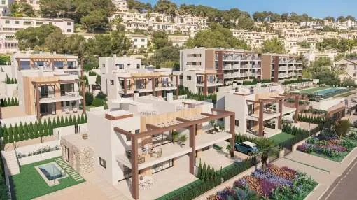 New construction project on the coast in front of Sa Cala New construction project on the coast in front of Sa Cala