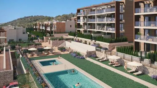 New construction project on the coast in front of Sa Cala New construction project on the coast in front of Sa Cala