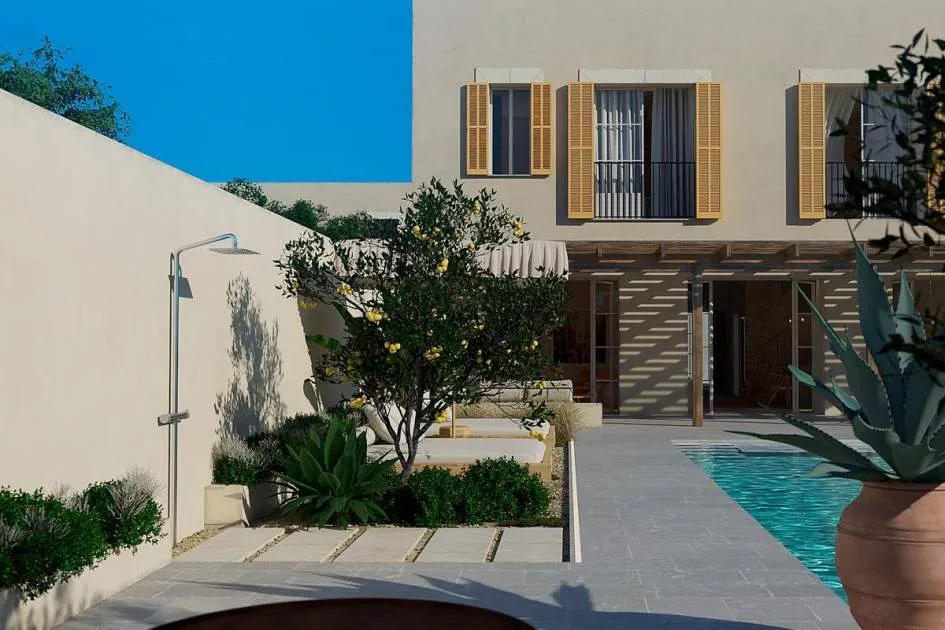 Townhouse with pool and Seaview in Ses Salines