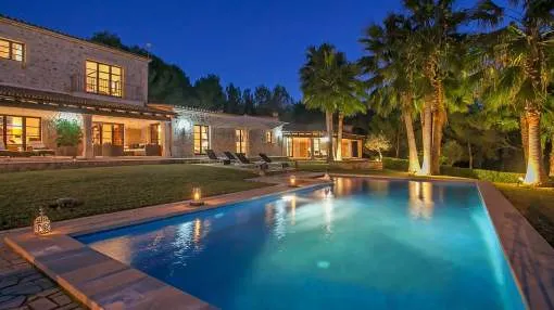 Extraordinary finca-estate in immaculate condition on the Santa Ponsa Golf Course