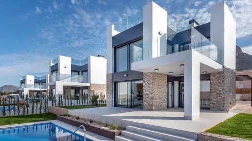 New house close to the sea in Colònia de Sant Pere with pool and garden New house close to the sea in Colònia de Sant Pere with pool and garden