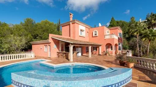 Extraordinary opportunity to acquire a sea view villa in Costa den Blanes with big garden Extraordinary opportunity to acquire a sea view villa in Costa den Blanes with big garden