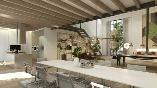New penthouse in one of the most sought after areas of Palma. New penthouse in one of the most sought after areas of Palma.