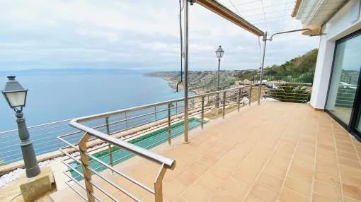 Unique property in first sea line with stunning panoramic views in Badia Blava