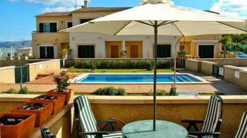 Cosy terraced house with community pool in Son Serra de Marina